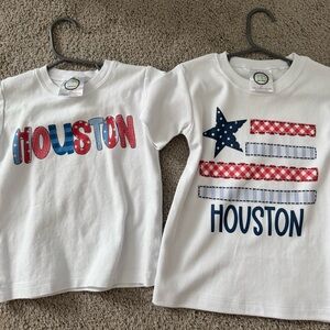 Toddler Boys - 4th of July Shirts “HOUSTON”